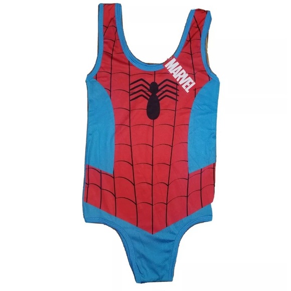 🔥WET SEAL🔥MARVEL SPIDER-MAN BODYSUIT HALLOWEEN COSTUME SMALL NWT - Picture 2 of 2